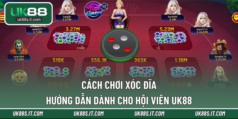 CÁCH CHƠI XÓC ĐĨA