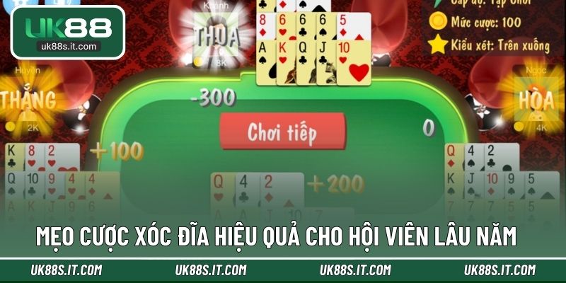 Mẹo chơi bài mậu binh bất bại tại UK88