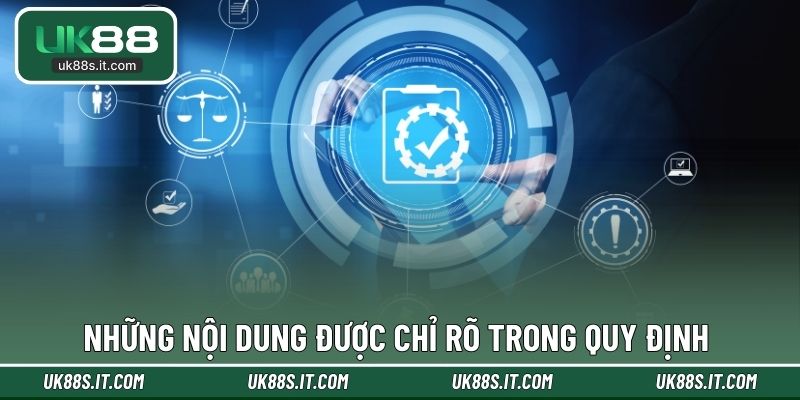 Những nội dung được chỉ rõ trong quy định 